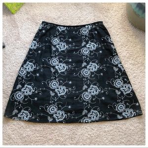 ❤️Delightful Linen Mix Sequin Embroidered Skirt❤️